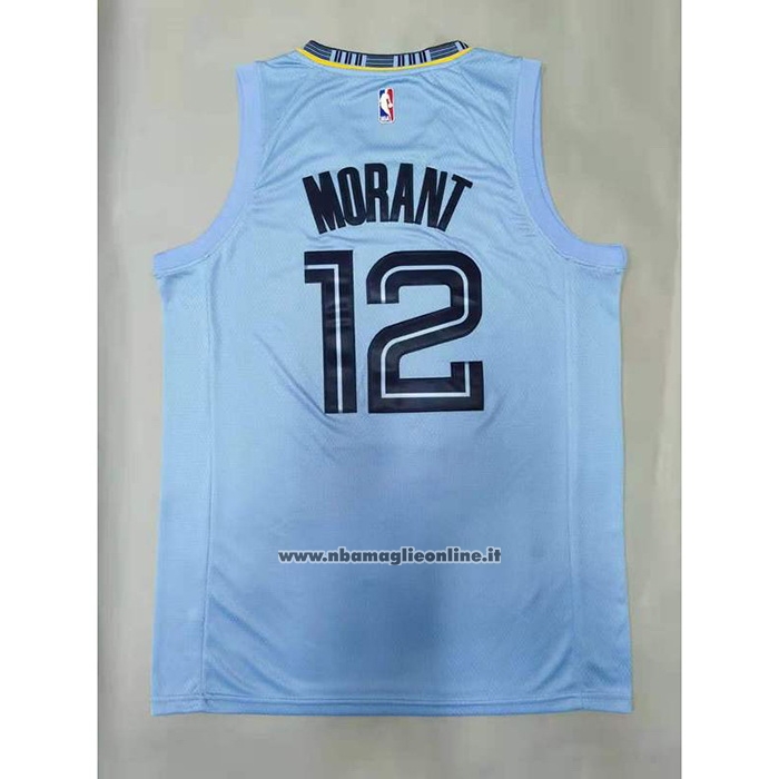 Maglia Memphis Grizzlies Ja Morant #12 Statement 2020 Blu